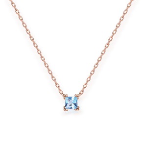 <span class=keywords><strong>Precio</strong></span> <span class=keywords><strong>de</strong></span> fábrica collar S925 Topacio Azul collar <span class=keywords><strong>de</strong></span> piedras preciosas <span class=keywords><strong>de</strong></span> plata <span class=keywords><strong>esterlina</strong></span> princesa cuadrada collar <span class=keywords><strong>de</strong></span> Topacio - Product Image 1