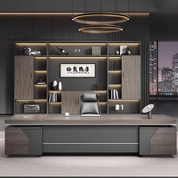 Meubles de bureau modulaires modernes, bureau simple en MDF, chaise pour patron, président, postes de travail ou bureau