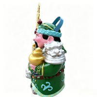 Sculptures Guan Yu colorées de taille personnalisable BZY (modèles d'extérieur ou de bureau) pour la décoration intérieure, statues en résine