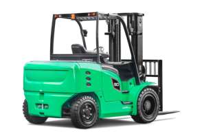 Slimme, zware, geautomatiseerde elektrische vorkheftrucks van 6-10 ton met lithium-batterij en massieve banden te koop - Product Image 4