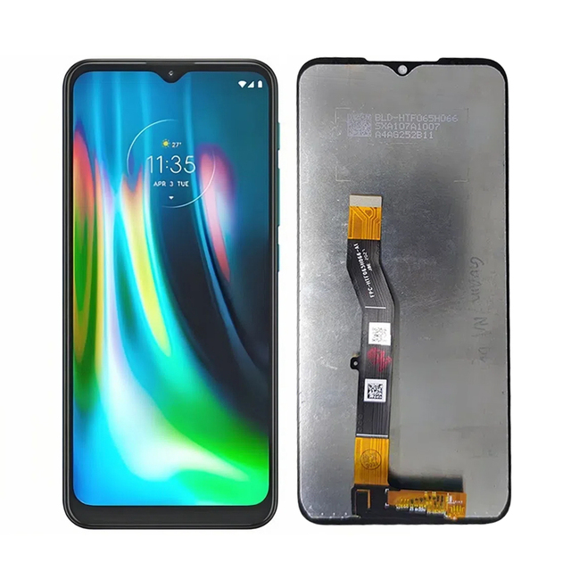 Libreduty Motorola Moto G9 LCD Display Replacement Touch Screen Digitizer Assembly 1 Year Warranty Mobile Phone Parts 400cd+