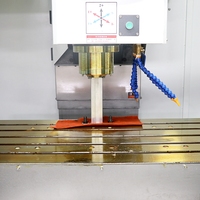 Centro de Mecanizado CNC de 4 Ejes VMC1160, Fresadora Vertical Automática de Metal, Sistema de Control GSK, BT40 Simple, de Alta Resistencia