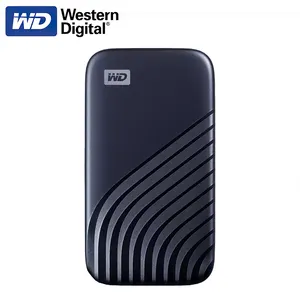 Оригинальный WD портативный SSD 500GB 1TB твердотельный накопитель MyPassport SSD 2TB 4TB Type-C USB3.2 зашифрованный внешний жесткий диск