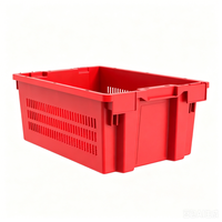 TSS-RBTB 600*400*230 Boîte de manutention en plastique PP 2,5 mm d'épaisseur, emboîtable et empilable, réutilisable, robuste, 40L pour supermarché