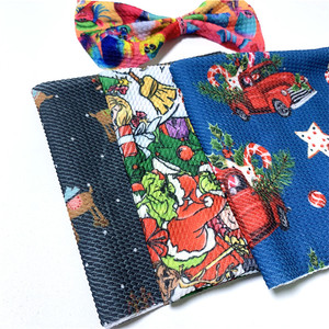 Rouleaux <span class=keywords><strong>de</strong></span> tissu en jersey imprimé tricoté en spandex polyester bon marché Tissu <span class=keywords><strong>de</strong></span> balle imprimé <span class=keywords><strong>de</strong></span> Noël pour bandeaux - Product Image 4