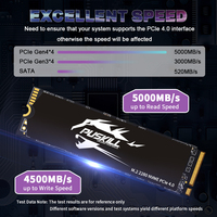 قرص صلب PUSKILL PCIE3.0 عالي السرعة وسعة كبيرة NVME بسعات 128 جيجابايت و256 جيجابايت و512 جيجابايت و1 تيرابايت و2 تيرابايت SSD M.2