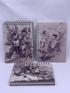 Sổ phác thảo xoắn ốc dày A5/A4, sổ tay nghệ sĩ 180 trang, thiết kế mở phẳng, sản phẩm cao cấp dành cho nghệ sĩ - Product Image 2