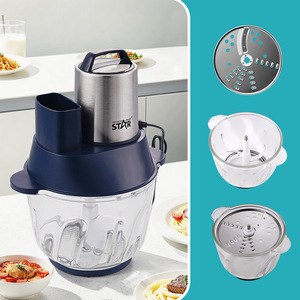 Winningstar Cross-Border Home Use Multi-Functional Food Processor for Garlic Mincing, Blending, and <b>Meat</b> Grinding - Product Image 4
