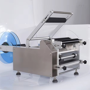 LK-LSTB14 מבקבוקים עגולים ביד למחצה אוטומטית נלחץ על ידי יד ידנית ומכונה תיוג - Product Image 2