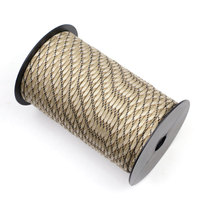 Paracorde 4 mm 9 Brins pour Corde d'Escalade et de Camping, Bobines de 100 m Corde en Nylon Paracorde Tactique 550