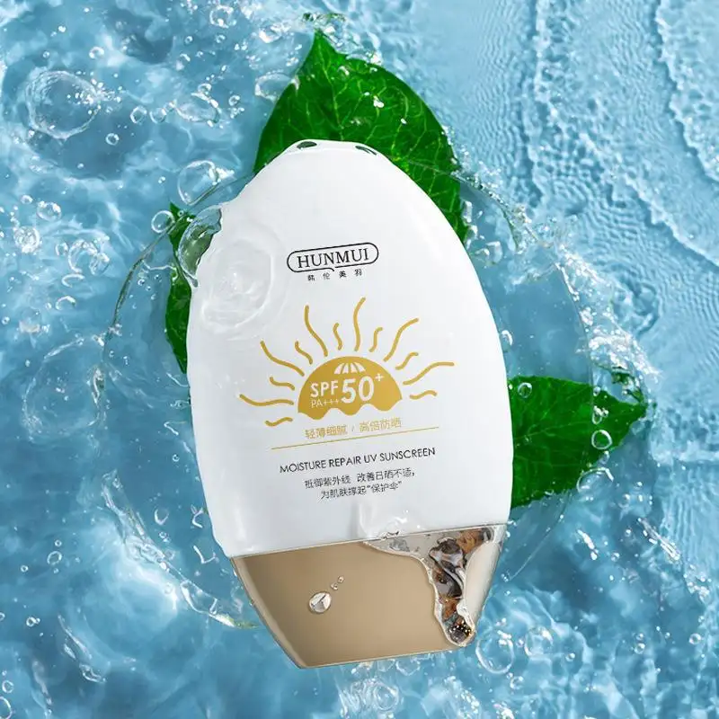 Sunblock Sun Cream Hidratante Com Spf 50 Protetor Solar Proteção Creme Isolamento Tubo Oval Plana Para Protetor Solar E Loção Facial