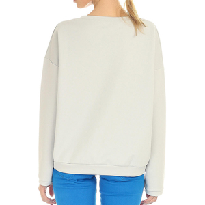 Sweat-shirt multicolore pour femme, en coton et polyester, en molleton éponge, logo personnalisé, OEM, dernier design, mode décontractée, pull-over doux - Product Image 2