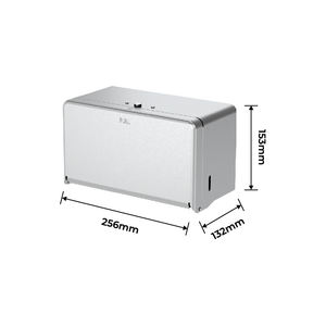 Distributeur d'essuie-tout carré moderne Fanda à commande manuelle pour les zones à fort trafic-Longue durée pour les hôtels, les hôpitaux et les toilettes - Product Image 6
