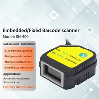 Escáner de Código de Barras Integrado Multi-interfaz con USB, RS232, TTL, 485, WiFi y Puerto de Red POE, Distancia de Comunicación de 0-200m