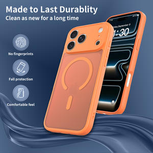 Coque de téléphone magnétique en TPU, toucher doux, protection intégrale, anti-traces de doigts, antichoc pour iPhone 17, 16, 15 Series - Product Image 4