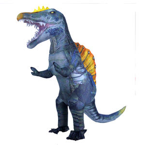 Disfraz <span class=keywords><strong>de</strong></span> mascota inflable <span class=keywords><strong>de</strong></span> dinosaurio T-Rex gigante marrón relleno <span class=keywords><strong>de</strong></span> aire para decoraciones <span class=keywords><strong>de</strong></span> fiesta <span class=keywords><strong>de</strong></span> piscina <span class=keywords><strong>de</strong></span> Halloween y regalos <span class=keywords><strong>de</strong></span> cumpleaños - Product Image 2