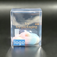 Boîte d'emballage cadeau pliable en plastique PET transparent pour jouets Squishy et jouets anti-stress
