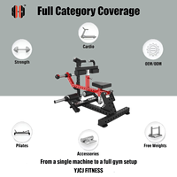 Appareil Commercial de Musculation Tibiale pour Mollets, Plateformes Réglables, Machine Durable pour l'Exercice des Jambes Assis, Idéal pour Centres de Fitness