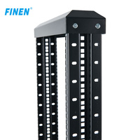 Armoire réseau 4 poteaux 19 pouces 42U, rack de serveur à cadre ouvert