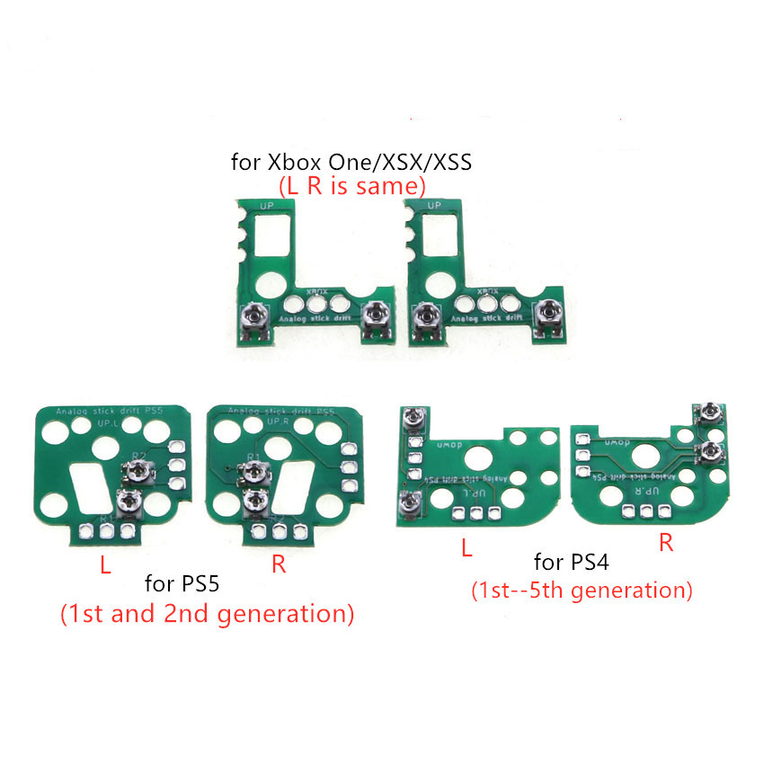 1 Pair 3D Joystick Reset Calibrate Board <strong>Drift</strong> Adjustment Analog <strong>Stick</strong> Fix for PS 4 PS4 <strong>PS5</strong> Xbox One XSX XSS <strong>Controller</strong>