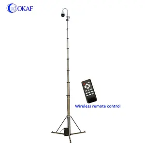 Vehicle Mount Mast Vehicle Mount Power Antenna Tower CCTV Camera Surveillance Pole Electric Telescopic Mast