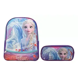 Elsa congelata e il Nokk si fidano del tuo zaino da viaggio e astuccio, stampa Ruz primaria, tessuto multicolore in rilievo - Product Image 2