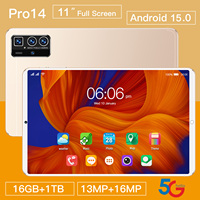 Tablette Pro 14 >10,1 pouces 16 Go+1 To 108 MP 8000 mAh 5G Double SIM+TF MTK Octa Core Nouveau Wi-Fi Services professionnels Robuste