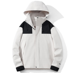 Aoyema hombres mujeres Color bloqueado bolsillo media cremallera pulóver 100% Nylon correr a prueba de viento <span class=keywords><strong>impermeable</strong></span> <span class=keywords><strong>Anorak</strong></span> chaqueta cortavientos - Product Image 6