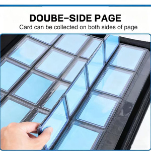 Suit Cards in 3x 4'' Toploader Double-Sided Pockets <strong>Pokemoned</strong> 640 TopLoaders 16 Pockets Top Loader <strong>Binder</strong> - Product Image 5