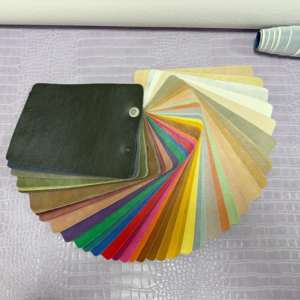 Cuir PVC et similicuir pour voiture, feuilles de cuir de vachette imperméables, matériau texturé pour la fabrication de sacs, sièges de voiture et ameublement. - Product Image 6