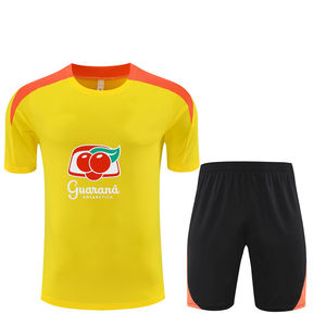 Camisetas de Fútbol de Verano 25/26 Brasil, Personalizadas, de Manga Corta, Cuello Redondo, Unisex, Transpirables, de Poliéster, de Secado Rápido - Product Image 1