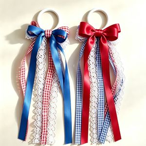 Bottes <span class=keywords><strong>Martens</strong></span>, Accessoires nœuds, Sacs, Rubans, Guirlandes, Décorations suspendues, Dentelle à carreaux rouge et bleue, Accessoires de fête - Product Image 2