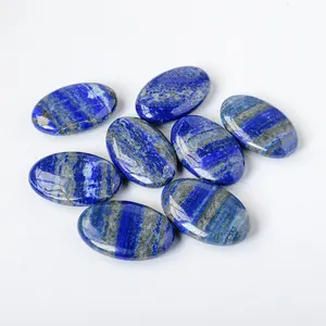 Natural Spiritual Healing Crystal Decompress Hot compress stone lapis lazuli palm Crystal crafts gift