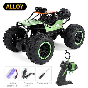 Coche <span class=keywords><strong>RC</strong></span> Todoterreno 4x4 con Control Remoto, Luces LED, Motor Potente, Neumáticos TPR Duraderos, Alcance de 40m, 4 Canales - Product Image 2