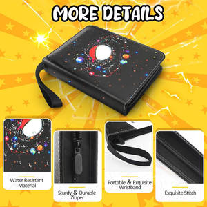 Album de collection, étui de rangement, MTG TCG Sports, porte-cartes portable à fermeture éclair, 50 pochettes amovibles, 400 pochettes pour cartes à collectionner - Product Image 4