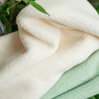 Tela de Forro Polar de Poliéster con Aspecto de Algodón de 280 g/m², de una Sola Cara, para Ropa Deportiva de Otoño e Invierno 7978