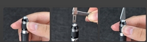 Juego de Cuchillos de Tallado de Seguridad, Acero al Carbono, Mango de Plástico, Cuchilla de Cambio Rápido, para Manualidades, Grabado, Cuchillo para Tallar Madera, Reparación de Modelos - Product Image 4