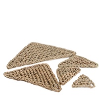 Tapis d'escalade carré tressé à la main en corde pour reptiles, pour plantes aquatiques vietnamiennes, origine Cao County