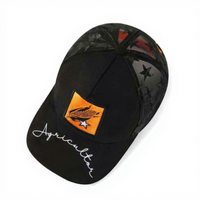 Gorra trucker negra de 5 paneles de gamuza, gorra de malla de gamuza personalizada, gorra trucker de malla de gamuza negra al por mayor, OEM/ODM