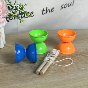 Enfants Jouet Classique Chinois Yo Yo Ball Bâtons En Bois Jonglerie <span class=keywords><strong>Roulement</strong></span> En Plastique <span class=keywords><strong>Diabolo</strong></span> yoyo - Product Image 2