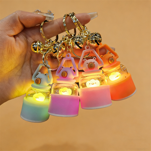 Custom 3D Silicone Animal Keychain Silicone <strong>Light</strong> up Keychain LED <strong>Light</strong> <strong>Keyring</strong> - Product Image 1