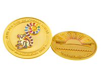 Pièce commémorative sportive en métal, pièce de monnaie 3D mate brillante en or personnalisée en cuivre avec boîte en cuir, JIOI Jeux des îles de l'Océan Indien ATHLETE