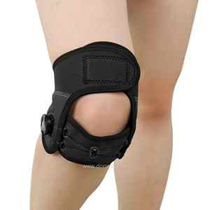 Rodillera profesional ajustable con orificio abierto con protección <span class=keywords><strong>de</strong></span> rótula <span class=keywords><strong>de</strong></span> <span class=keywords><strong>menisco</strong></span> para coderas y rodilleras deportivas <span class=keywords><strong>de</strong></span> alta intensidad para hombres - Product Image 3