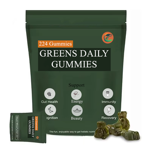 Julyherb 224 adet/torba Prebiotics yeşiller Gummies sıcak satış <span class=keywords><strong>Spirulina</strong></span> özü Vitamin Gummies popüler bitki özü ürün - Product Image 1