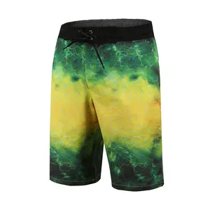 Wholesale Customized Design Quick Dry Cooling Mens Swim Trunks Surf Board Shorts Beach Boardshorts