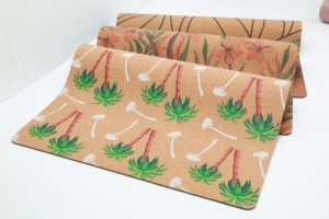 เสื่อโยคะไม้ก๊อกความงามหรูหราน้ำหนักเบาราคาไม่แพงสวยงามเรียบง่ายหายากแต่ไม่หยิ่ง - Product Image 4