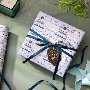 High Quality Wholesale 80g 50*70cm <b>Birthday</b> Packaging <b>Paper</b> Gift <b>Wrapping</b> <b>Paper</b> - Product Image 2