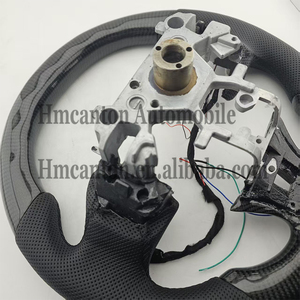 Volante de Cuero Perforado de Fibra de Carbono Nuevo para Infiniti Q50 - Product Image 3