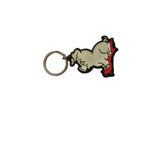 Newest Factory Cute Dog Cheap Price Car Logo Pvc Keychain With Custom Design For Event
