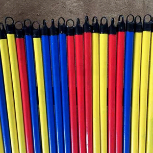 Balais en bois d'eucalyptus écologiques pleine couleur avec manches courts/longs en plastique et bois, poils rigides, pelle à poussière, pour extérieur et intérieur, faciles à utiliser - Product Image 6